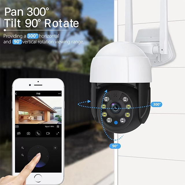 OMKER Advanced Wi-Fi Security Camera с монитором High-Tech Monitor заднего поля